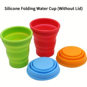 Resim 200ml Taşınabilir Silikon Katlanabilir Su Bardağı - Isıya Dayanıklı, Seyahat ve Kamp İçin Katlanabilir Tasarım, Parlak Renkler (Yeşil, Kırmızı, Mavi, Turuncu), Dayanıklı ve Hafif, Açık Hava Maceraları İçin Seyahat Su Şişesi | Katlanabilir Su Şişesi | Silikon Su Şişesi, Seyahat Aksesuarları 