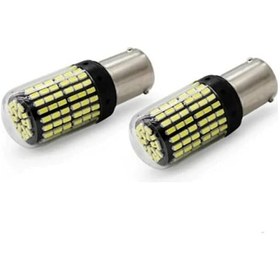 Resim P21W 1156 Ba15S 93 Tek Duy Geri Vites Ledi 144 Ledli Ultra Güçlü 