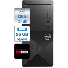 Resim Dell Vostro 3030 MT Core i5 12400 27" 96 GB 4 TB SSD RX550-4GB FreeDOS Masaüstü 27N3030I5RX550U05 - Zetta USB Bellek 