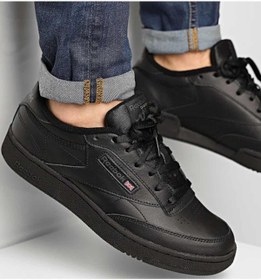 Resim Reebok Club C 85 Erkek Günlük Spor Ayakkabı 101406777Siyah 