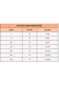 Resim Lüx Cepli Viskon Kadın Kapri & Bermuda K15 Siyah 