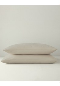 Resim English Home Pure Pamuklu 2'li Yastık Kılıfı 50x70 Cm Kahve Köpüğü Kahve Köpüğü 