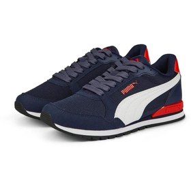 Resim Puma 385510 09 St Runner V3 Mesh Jr Lacivert-beyaz-kırmızı Kadın 