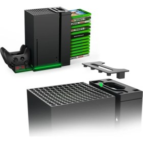Resim Dobe Xbox Series x Fanlı Şarj Kitli Stand 