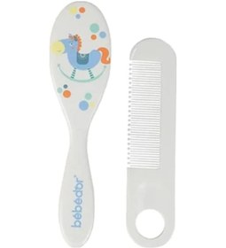 Resim Bebedor At Desenli Fırça ve Tarak Seti 