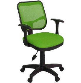 Resim Türksit 807 File Çalışma Koltuğu Plastik Ayak Yeşil Yeşil 