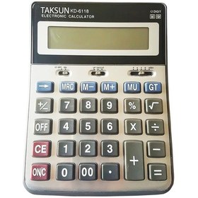 Resim 12 Haneli Hesap Makinesi Ts-6118 4604 Siyah 