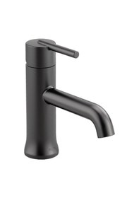 Resim Trinsic Mat Siyah Banyo Bataryası, Tek Delikli Banyo Bataryası, Tek Kolu Banyo Bataryası, Mat Siyah 559lf-bllpu Açık Bej 