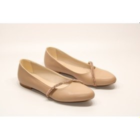 Resim Ayakcity Kaymaz Düz Taban Toka Detay Klasik Günlük Babet (545559692) 