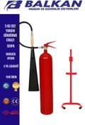 Resim Balkan Ticaret 5 KG CO2 YANGIN SÖNDÜRME CİHAZI+SEHPA 