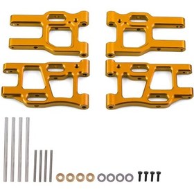 Resim Moveevo 1/10 Rc Araba Ptg2 İçin Metal Yükseltme Parçaları - Altın Renkli Bjm369 Salıncak Aksı Seti 