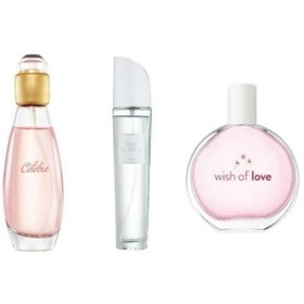Resim Avon Celebre Edt 50 Ml + Pur Blanca Edt 50 Ml + Wish Of Love Edt 50 Ml 3'lü Set 