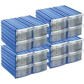 Resim Sembol Y114 Plastik Çekmeceli Kutu 16 Çekmeceli 