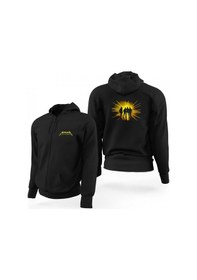 Resim Metallica Lux Æterna Grup Siyah Fermuarlı Limited Edition Kapşonlu Sweatshirt Siyah 