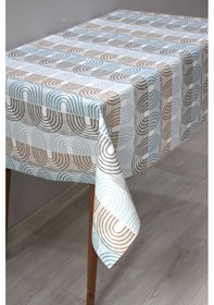 Resim Astarlı Silinebilir Pvc Muşamba Masa Örtüsü 206-a-mavi 