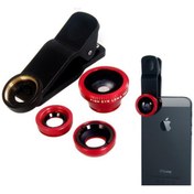 Resim Üniversal 3 Lü Telefon Lensi Balık Gözü&geniş Açı&makro Lens 