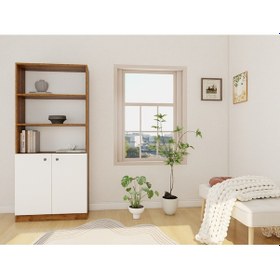 Resim Sardes Kitaplık Amalfi-beyaz 