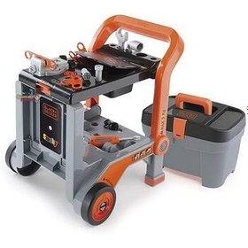 Resim Smoby 360202 Oyuncak Tamir Seti 18 Aksesuarlı B+D Devil Workmate + Box 