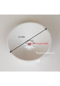 Resim Felix Pervane Saç Kurutma Pervanesi 9 Kanat Çap 62 Mm Mil Yuvası 