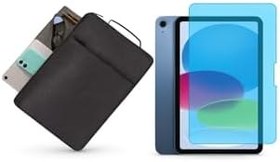 Resim Everest Everpad Dc 7015 7" Tablet İle Uyumlu 12 9 İnç Kılıfı Çantası Ve Ekran Koruyucu,Siyah 