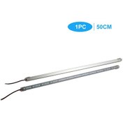 Resim Padalink 12v Dc 5630 Led Işık Şeridi - 50cm Tam Alüminyum Gövde + Pc Kapak, 36 Led, Beyaz Işık, 1 Adet 
