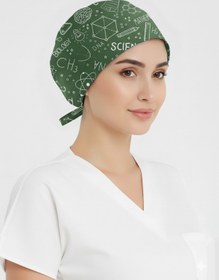 Resim ÇİZGİ MEDİKAL Bilim Dersleri Desenli Bone (Cotton Likra Kumaş) 