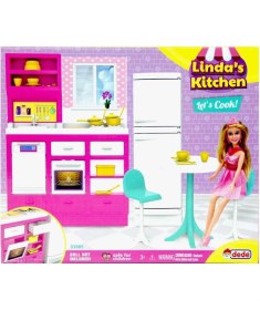 Resim Uravas Store Mey Ithalat® Linda'nın Mutfağı Oyun Seti 