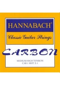 Resim Hannabach Car8mht Carbon Klasik Gitar Teli Seti Profesyonel - High Performance Karbon Tizler, Medium/high Tension Orta-sert , Üstün Entonasyon Kararlılığı Uyum: 4/4 Standart Klasik Gitar 