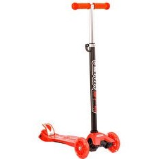 Resim Maxi Işıklı Scooter Kırmızı 
