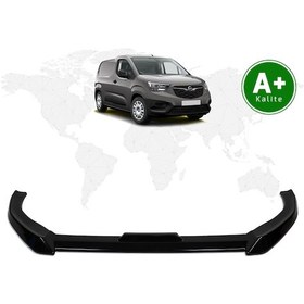 Resim Opel Combo Panelvan Ön Lip Parlak Siyah 2019 Model Ve Sonrası 