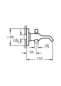 Resim Artema Suit U A42490 Çıkış Ucu El Duşu Çıkışlı Krom 