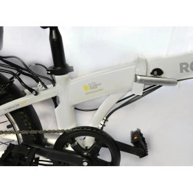 Resim Roxform Venüs 20" Şehir Elektrikli Bisikleti 7 Vites Katlanabilir Beyaz Renkli Pratik Tasarım Uzun Menzil E-Bike 