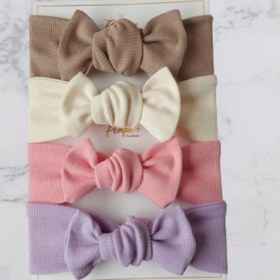 Resim KUZEY STORE Kız Bebek / Çocuk 4lü Bandana Seti 