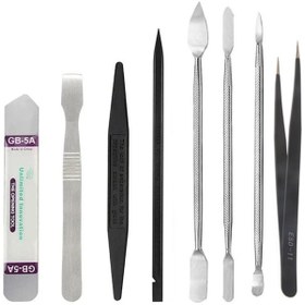 Resim Genel Markalar Notebook Ve Tablet Sökmek Için Metal Tamir Aparat Seti 8 Parça 