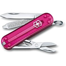 Resim Victorinox 0.6223.T5G Classic Şeffaf Pembe Çakı 