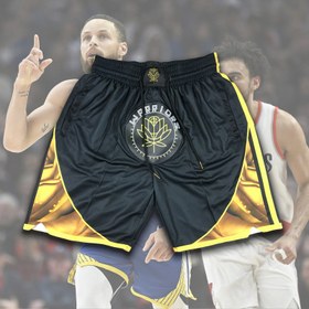 Resim Golden State Warriors 2022-23 Black City Edition Basketball Şort - M 