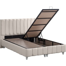 Resim Narva İkili Set, Narva Tek Kişilik Baza Başlık Seti Krem 90 x 200 