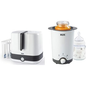 Resim Vario Express Buhar Sterilizatörü (6 Biberon Kapasiteli) & Thermo 3ü1 Arada Biberon Isıtıcı 