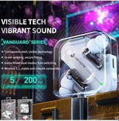 Resim Treasures Wekome V51 Vanguard Tws Şeffaf Bluetooth Kulaklık - Siyah, 53g, 5.1, 5+15 Saat, Type-c, Oyun/müzik 