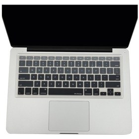 Resim Apple Uyumlu MacBook Air Pro Klavye Koruyucu Us-abd İngilizce Ombre Eski Usb'li Model 2008-2017 İle Siyah Gri 