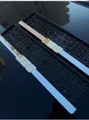 Resim Bbs Silver Plakalık 2'li Oto Araba Aksesuar 