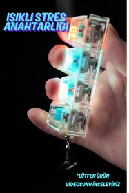 Resim NEBİL HOME Işıklı Klavye-Stres Giderici Anahtarlık 