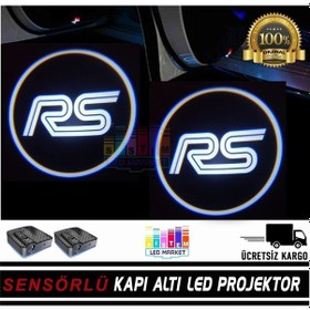 Resim Ford Rs Araçlar Için Pilli Yapıştırmalı Kapı Altı Led Logo (488661189) 