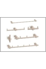 Resim DİZAYNAKS Tech Tekli Bornoz Askılığı İnox Kaplama 