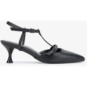 Resim Valmenti Neromi Kadın Siyah Hakiki Deri Sandalet 932 2121 Bn Sndlt Y24 Siyah 