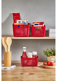 Resim Selka Home 3'lü 7 Lt Lavin Süzgeç Bordo 