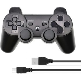 Resim Kepang Siyah-Ps 3 Için Bluetooth Kablosuz Denetleyici Joystick Gamepad Pc Dizüstü Oyun Denetleyicisi Playstation 3 Platformu Gamepad (Yurt Dışından) 
