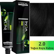 Resim Loreal Professionnel Inoa - Amonyaksız Saç Boyası No: 2.0 Yoğun Koyu Kahve 60g 