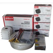 Resim Dahua 4 Kanal 4 Kamera 7/24 Hardisk Kablo Adaptör Jak Güvenlik Kamera Set Sistem 1tb 7/24 Harddiskli 