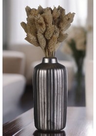 Resim Dekoratif Vazo El Yapımı Gümüş Eskitme Renk Model 22 Karışık 